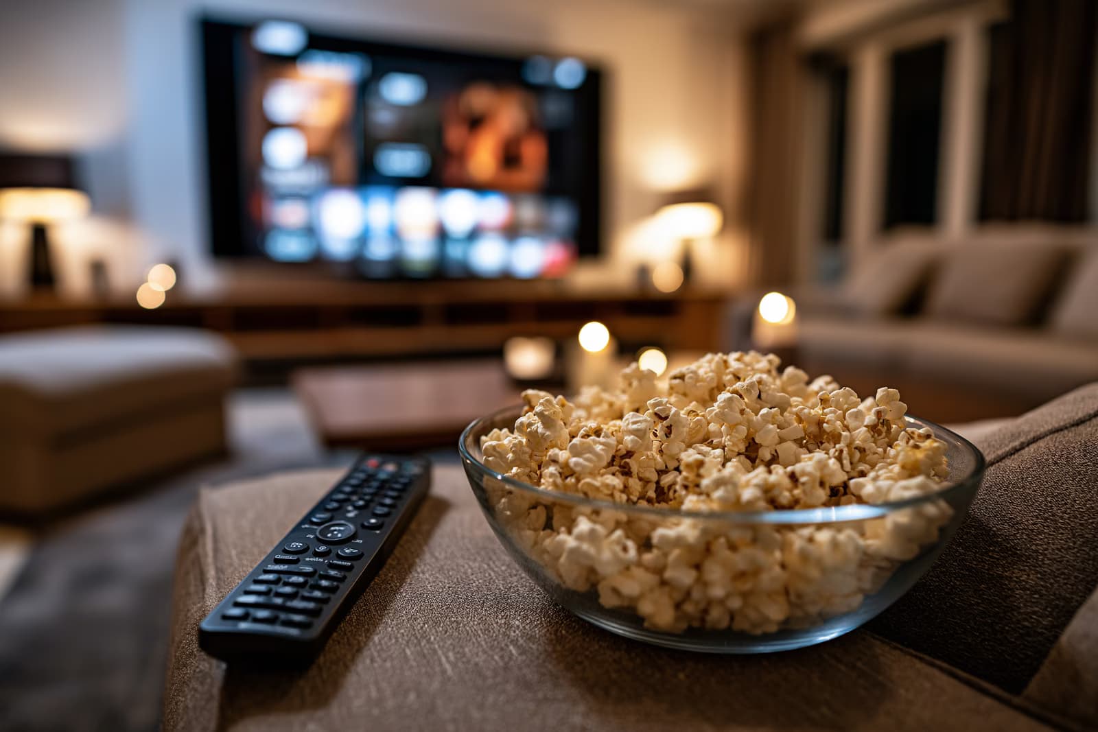 Un televizor din sufragerie se opria noaptea într-un meniu de streaming, decorul în care reclamele Prime Video întrerup acum serile de film.
