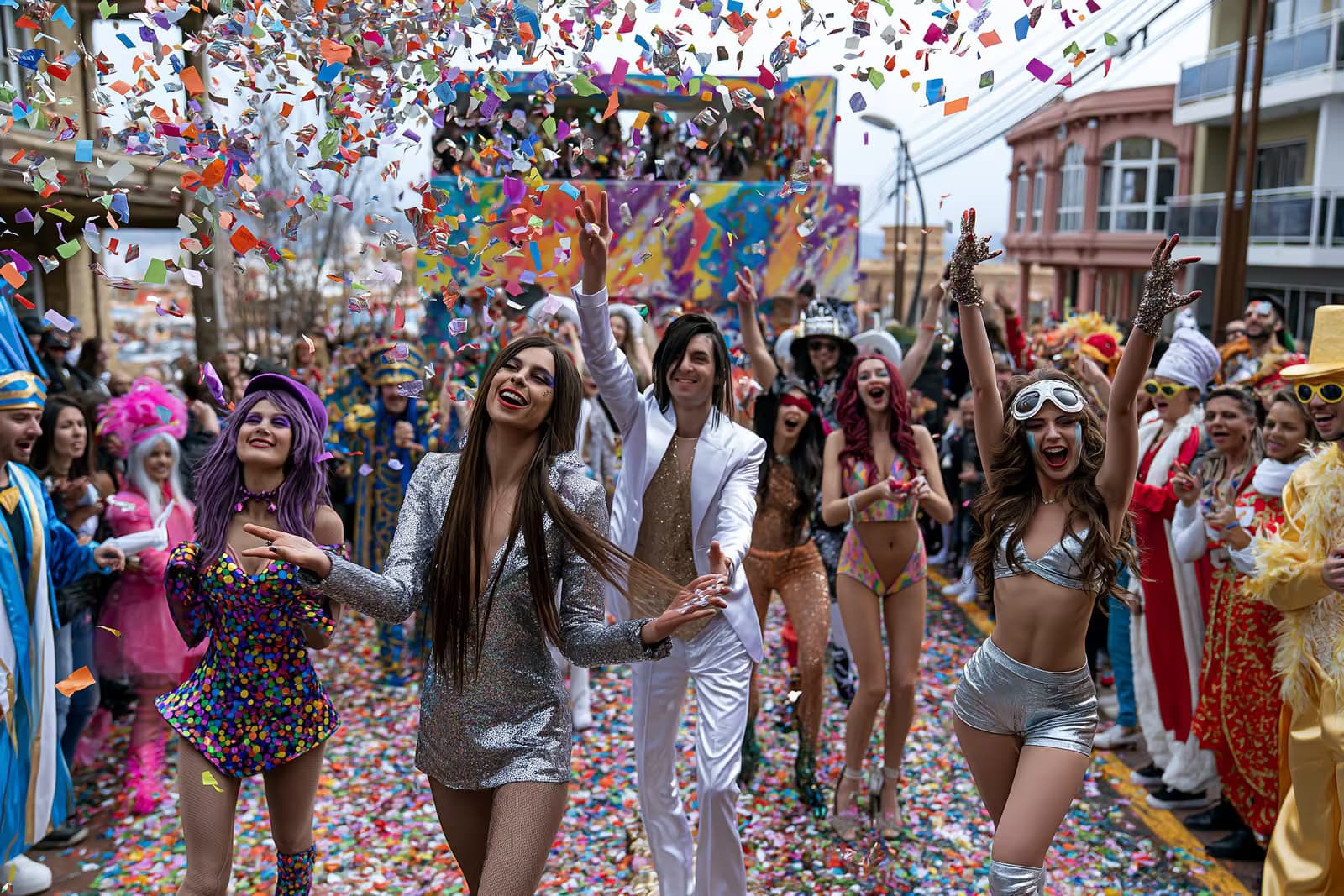 Parade pe stradă și carnavale